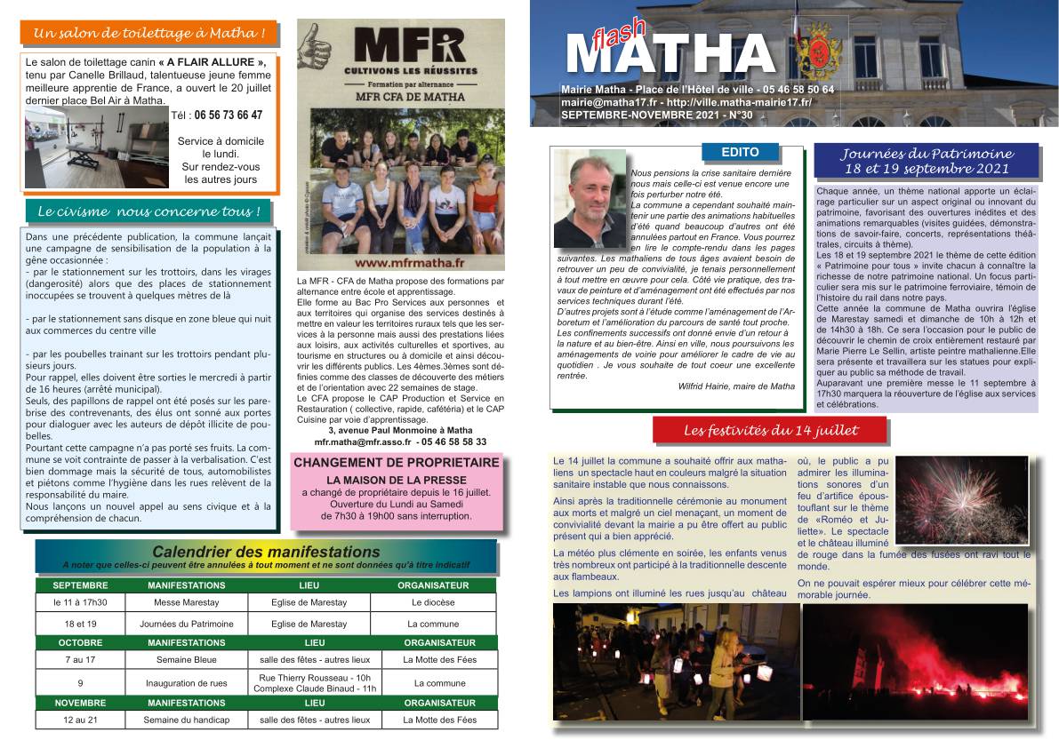 Matha Flash N° 30 Matha Flash N° 30