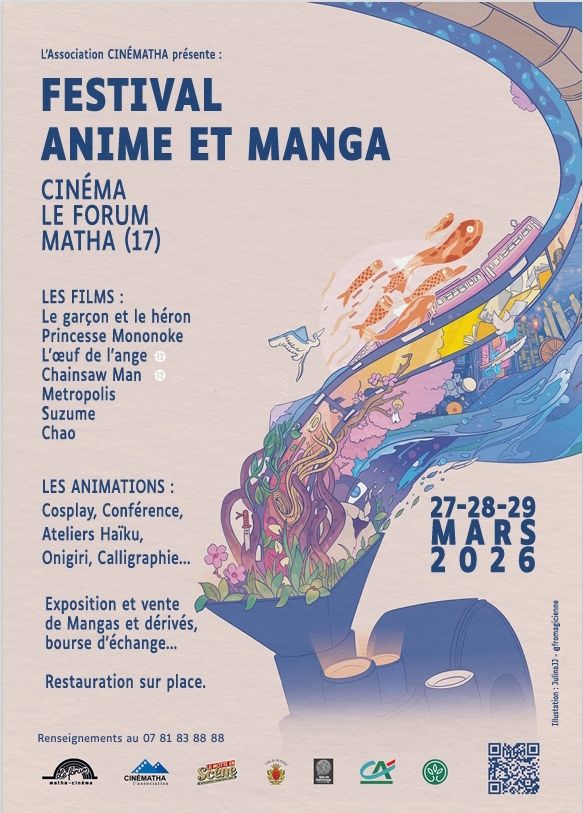 Festival Manga et anim&eacute; au cin&eacute;ma de Matha
