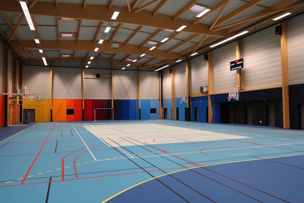intérieur du gymnase