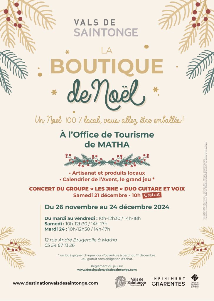 boutique de noel office de tourisme