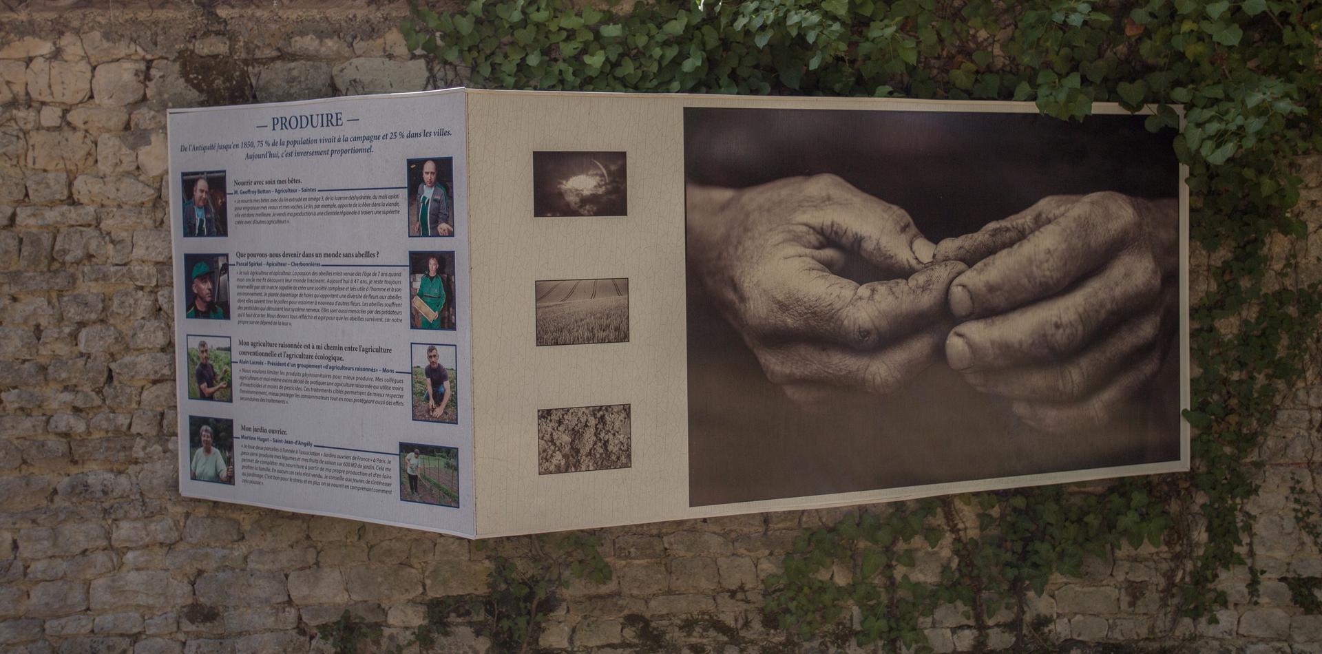 Œuvre de Dobrivoje Arsenijevic dans le jardin de paix