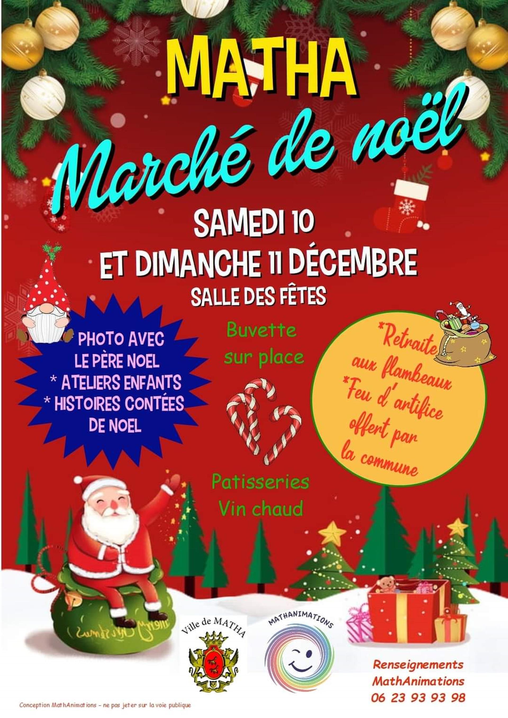 Mairie de Matha Marché de Noel à Matha événement