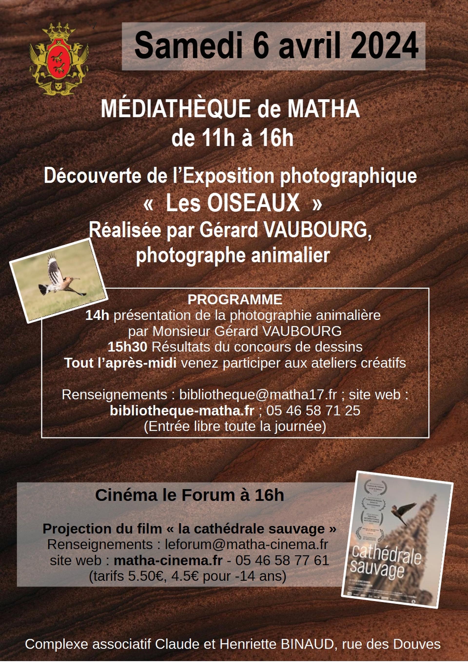 Exposition de photos animalières