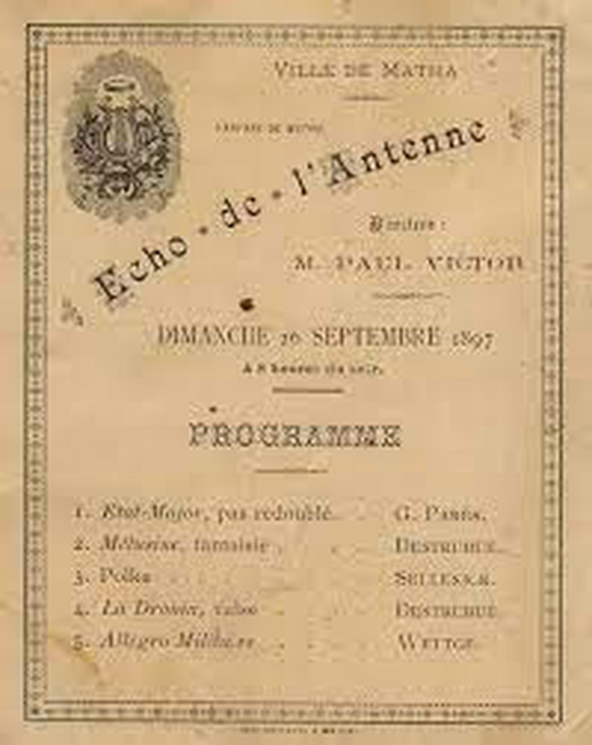 ECHO DE L'ANTENNE