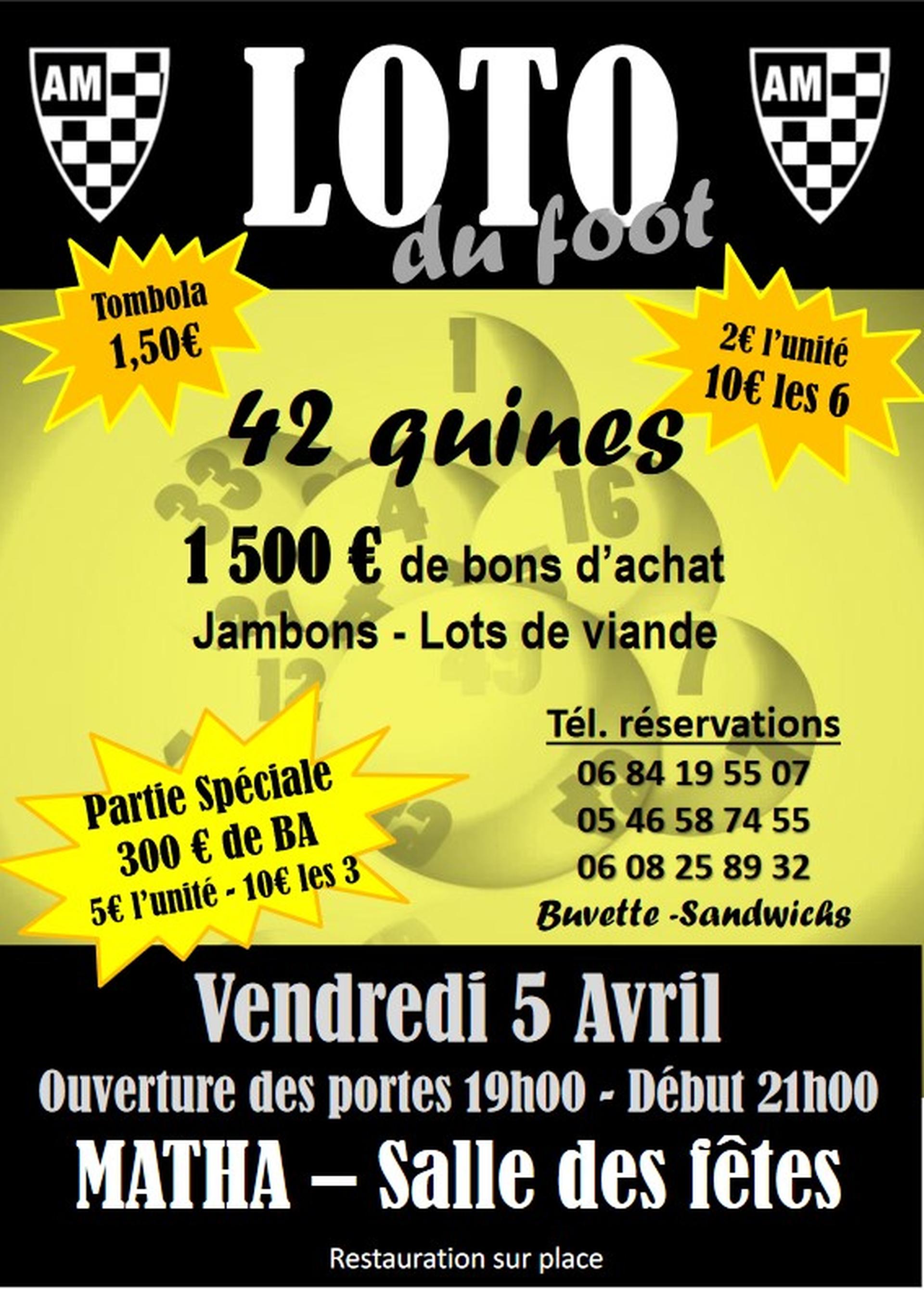 loto foot 5 avril