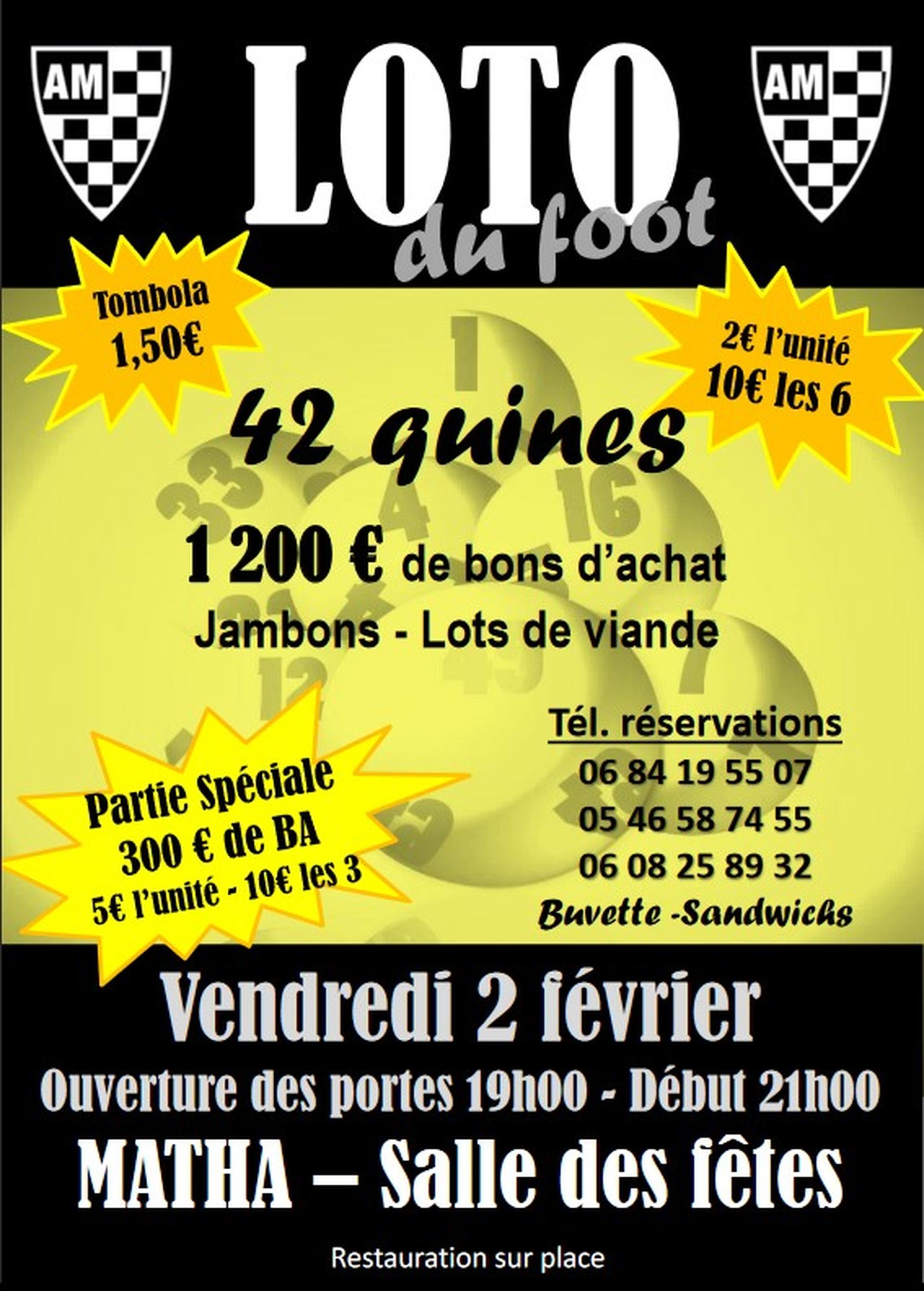 affiche loto 2 février