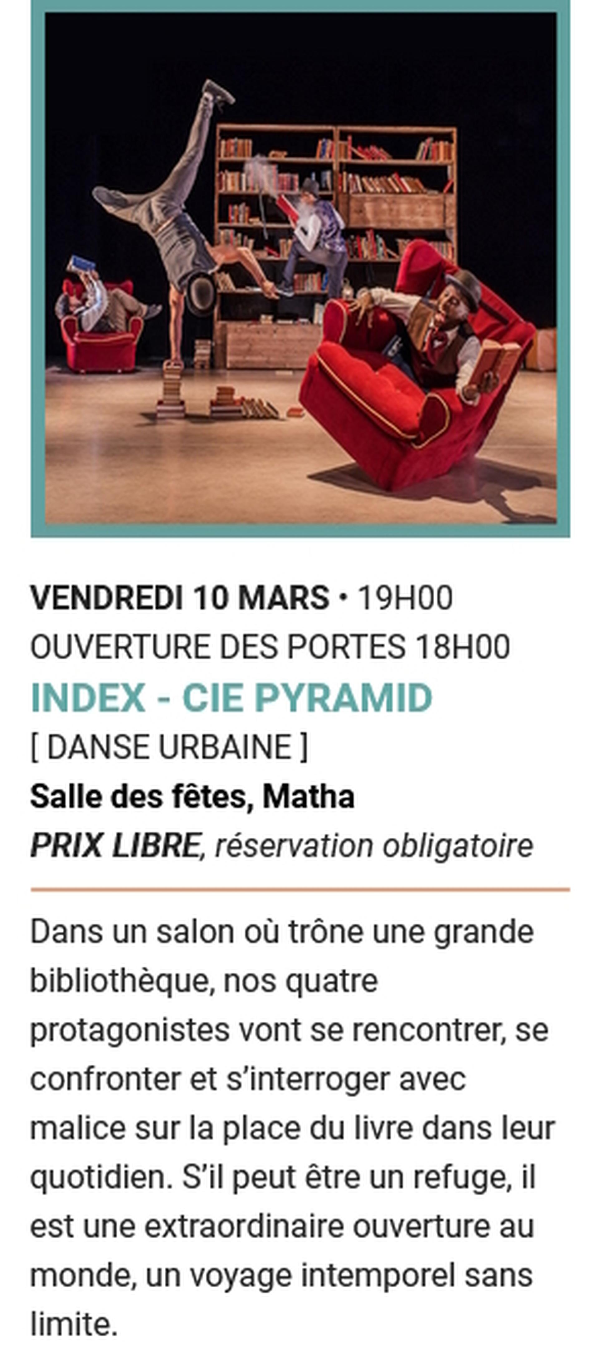 SPECTACLE VENDREDI 10 MARS - LA MOTTE DES FEES SPECTACLE VENDREDI 10 MARS